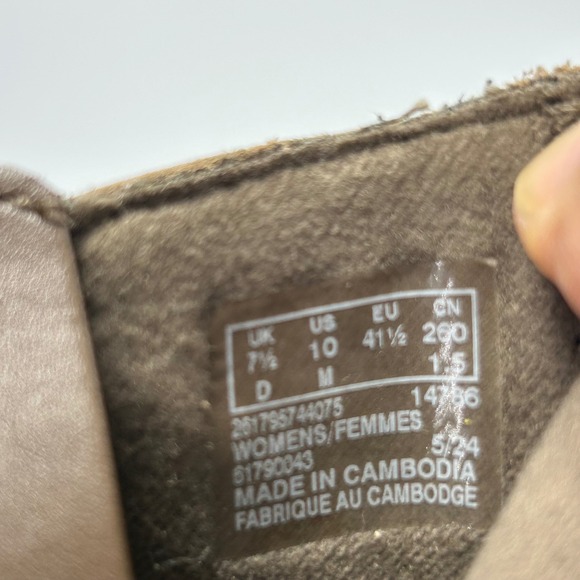 Clarks Size 10 Brown Leather Ankle Boots NEW Charlten Rae Women's Buckle - Picture 4 of 13